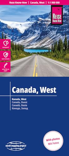 Reise Know-How Landkarte Kanada, West | Canada, West (1:1.900.000): reiß- und wasserfest (world mapping project)