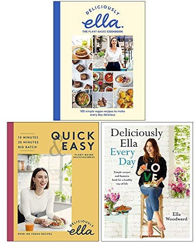Ella Mills Woodward Collection 3 Books Set (Deliciously Ella The Plant-Based Cookbook, Deliciously Ella Quick & Easy, Deliciously Ella Every Day)