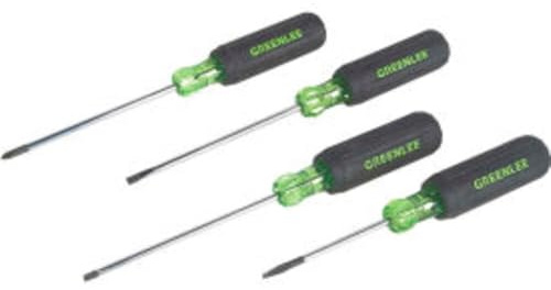 Greenlee 0153-03C Mini-Precision Screwdriver Set, 4 Piece