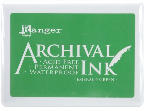 Ranger Archival Ink Jumbo Ink Pad #3-Emerald Green,