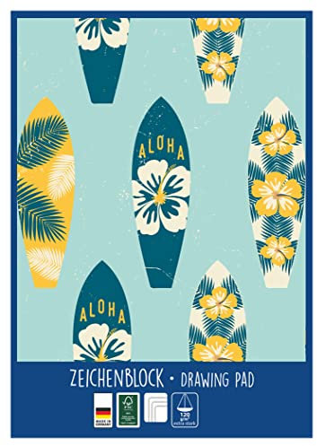 5 Zeichenbl?cke / 10 Blatt je Block/Malblock (5 St. - DIN A2)