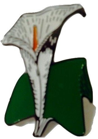 Spilla smaltata con fiore di giglio pasquale - Irlandese Repubblicano 1916 2016 Bandiera Rising di PasquaSuperstore©