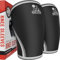 Nordic Lifting Hochwertige Kniebandagen für Gewichtheben, Sport, Training, Crossfit, powerlifting, und mehr (1 Paar, XXL, schwarz)
