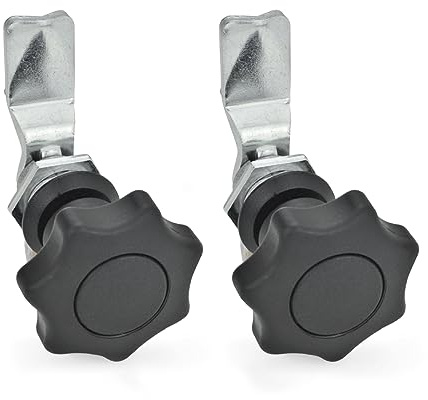 Ganter Normelemente | Verriegelungen mit Bedienelement - GN 115-SG-14 | Betätigung mit Sterngriff | 2 Stück