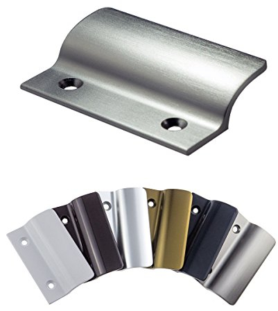 Balkongriff FH-Flach stabiler Ziehgriff aus Aluminium - Edelstahl eloxiert - Balkontürgriff