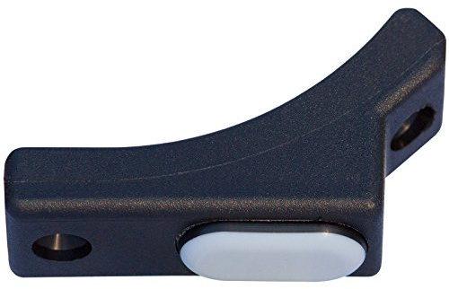 Original Dekaform Schalengleiter PT-202-25 R 80 Teflongleiter - Gleitkufe Stuhlgleiter Fuer Gebogene Rohre Freischwinger Bürostuhl Möbelgleiter Kunststoff Bodenschoner Teflon* Stuhl Gleiter
