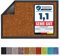 Floordirekt Schmutzfangmatte Rhine - waschbare & leistungsstarke Fußmatte - Sauberlaufmatte mit Rutschfester Rückseite - Türmatte für den Eingangsbereich (Braun, 90 cm x 300 cm)