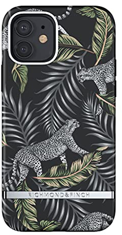 RICHMOND & FINCH Designed for iPhone 12, iPhone 12 Pro Case, 6.1 Inches, Silver Jungle Case, Shockproof, Fully Protective Phone Cover