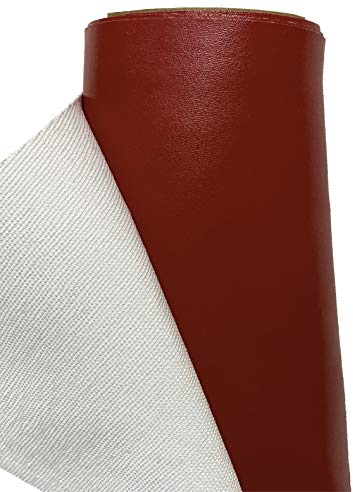 A-Express Kunstleder Lederimitat Wasserdicht Leder Stoff Schneiderei Kleidung Kleid Meterware - Kastanienbraun - 50cm x 140cm