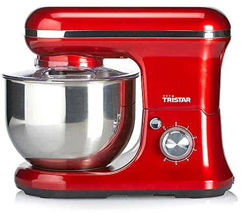 Amasador de cocina rojo 1200 W capacidad 5 l Tristar MX-4831
