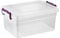 Best House | 600ml - 2 PCS Clear Plastic Storage Box Container with Lids | Small Size | Storage Containers For Bits N Pcs (600 ml)
