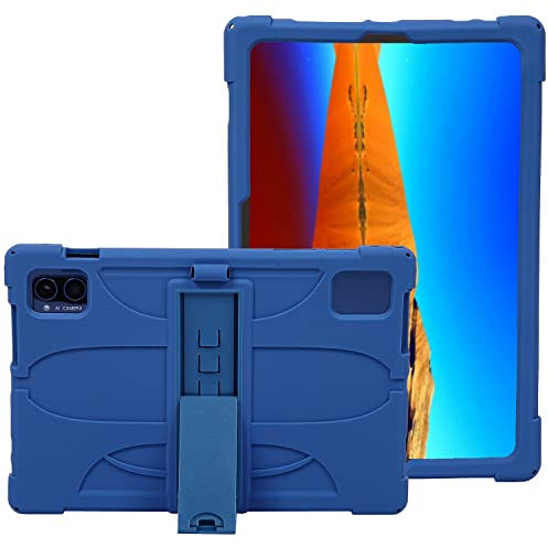 AKNICI 10 Pulgadas Silicona Funda para TECLAST M50HD/TECLAST M50/TECLAST M50 Pro/TECLAST M40Plus/TECLAST P30S/TECLAST P40HD/Blackview Tab 12 Pro/BENEVE M39/Azeyou T10/Azeyou T10 Pro, Azul Oscuro