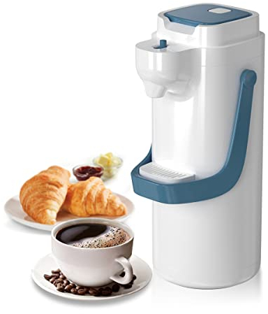 TOMAKEIT 2.5 Liter Thermos Airpot Glass Lined Lever - Thermal Carafe Keeps Coffee & Tea Hot for Hours