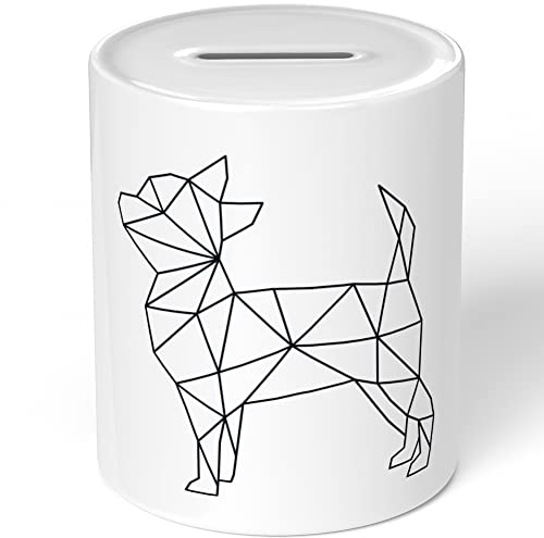 JUNIWORDS Spardose Sparbüchse, Origami Chihuahua (1008994)