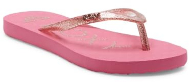 Roxy Mädchen Viva Sparkle Sandale, Pink 1, 36 EU