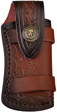 Funda De Cuchillo Estuche De Piel, Funda De Cuero Para Cuchillos, Bolsa Para Cuchillos Para Cinturón, Para Proteger Cuchillos, Puedes Colgar Cuchillo En Tu Cinturón o Como Decoración Sala Estar.