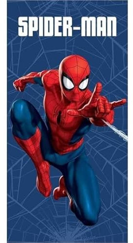 Strandtuch Spiderman oder Badetuch Spiderman, 70 x 140 cm, aus Baumwolle (Strandtuch/Spiderman)