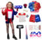 ChouGlow Harley Costume Cosplay (Enfant, 130)