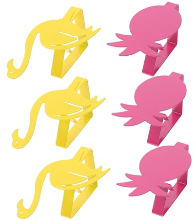 MAGICLULU 12st Flamingo-tischdeckenhalter Tischtuchgewichte Zum Anklemmen Magnetischer Tischdeckenanhänger Ananas-tischdeckenbeschwerer Eisen Halterung