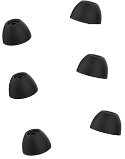 INF Lot de 3 Paires d'embouts Souples pour écouteurs Intra-Auriculaires Samsung Galaxy Buds 2 3,8 mm - Remplacement idéal pour Les Embouts d'oreille endommagés