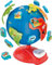 Interaktiver Globus Vorschüler 17 x 27 cm