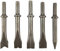 Lot de 5 burins pour marteau-perforateur pneumatique - Pour marteau-perforateur pneumatique 150/190/250