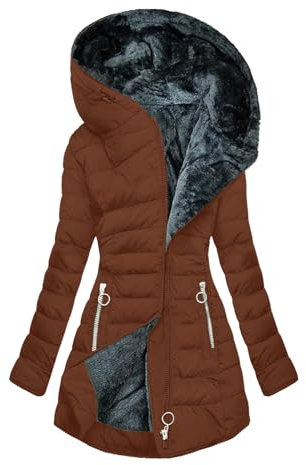 Veste Polaire Femme Mi Longue Polaire Vintage Chic et Elegant Confortable Manteau Casual Sport Blouson Outdoor Hoodie 2024 Manteaux Fille Hiver Doublé Polaire Chaud Parka Polaire Coupe-Vent