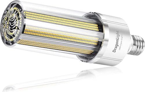 DragonLight 2025 Neueste 240W Superhell Mais Licht LED Glühbirne(Ersetzt 1400Watt) - E40 LED Lampe 4000K 32,400 Lumens - Gut für Werkstatt Straßenleuchte und Gewächshäusern Zimmerpflanzen