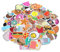 Wanmu 200 Cute Food Stickers, Dishwasher Safe Stickers for Water Bottles, Waterproof Vinyl Stickers, Party and Holiday Gifts for Kids, Teens, Adults, Boys, and Girls