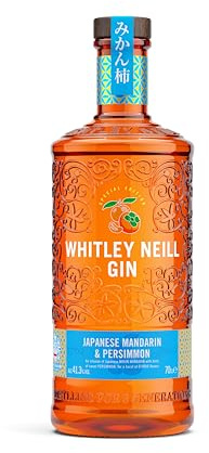 Whitley Neill Japanese Mandarin and Persimmon Gin|41.3% ABV|70cl