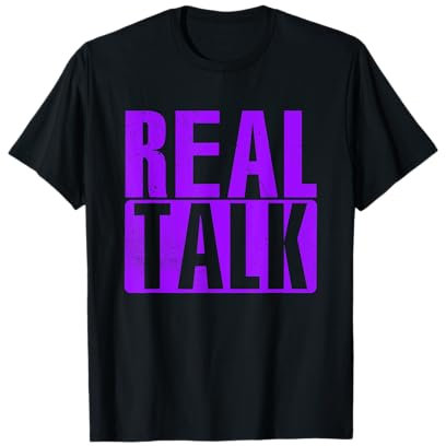 Grafica viola Real-Talk Viola Maglietta
