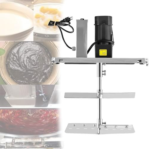 VFMVOYNZ Automatic Food Mixer Commercial Heating Mixer Self Stirring Kitchen Equipment Stainless Steel Stand Mixer, Hot Pot Seasoning Bottom Soup Sauce Stirrer - Adjustable Speed(40L)