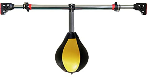 Boxing Reflex Ball - Portable Hanging Speed Bag for Home Gym | Adjustable Stand & Door Frame Punching Exercise Equipment