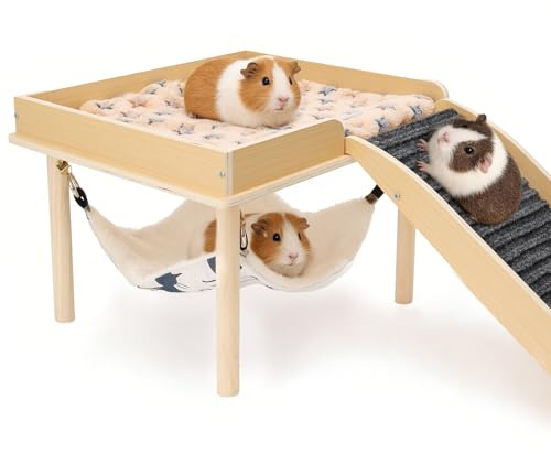 GHWMYD Maison Cochon d'Inde, Hamac pour Lapin Nain Hamster Petits Animaux