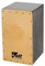 VOLT Cool-Cajon Natural Design Percussion (Cajon Set inkl. Lernbuch Cajon-Schule Cajon Basics + CD & Seatpad, Größe:L) geeignet ab 10 Jahren