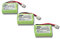 vhbw 3X Batteries Remplacement pour SL30013 pour téléphone Fixe sans Fil (400mAh, 2,4V, NiMH)