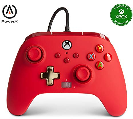 PowerA Enhanced Wired Controller for Xbox Series X|S - Red