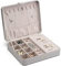 Vlando Schmuckkästchen Aulinna, Schmuckaufbewahrung Damen Frauen Geschenk, Schmuckbox Leder Groß, Schmuckkasten für Ohrringe Ringe Halsketten Armband, Geburtstag Geschenk