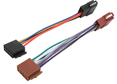 Adapter Universe DIN ISO Auto Radio Adapter Kabel Stecker Strom Lautsprecher 16 Pin Autoradio Kabel Kabelbaum Stereo Adapter Stecker Adapter Stecker Strom und Lautsprecher Buchse Stecker