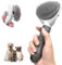 Cepillo para Perros y Gatos Autolimpiante, Quitapelos Mascotas, Peine Perro Gato Pelo Corto y Largo, Recoge Pelos mascotas, Deslanador