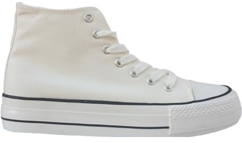 Zapatilla Deportiva ZULEN Blanca Lona