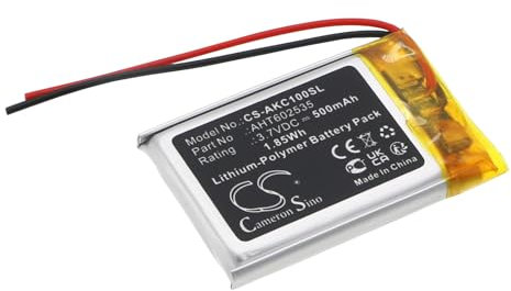 Ersatz Akku für Anki Cozmo Robot, Vector Robot PN:Anki AHT602535 500mAh / 1.85Wh