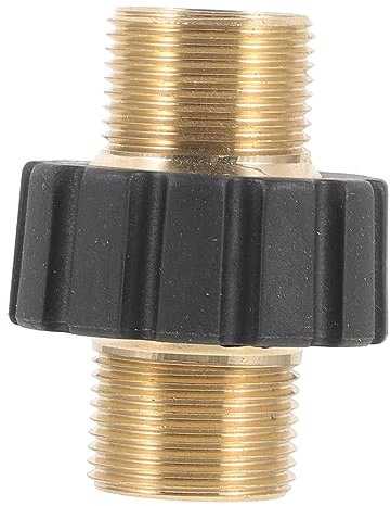 Hemobllo Universal Auto Reinigung Düse Adapter Hochdruck Reiniger Adapter 14 Zu 15 Loch Umwandlung M22x15mm Gewinde Sprayer