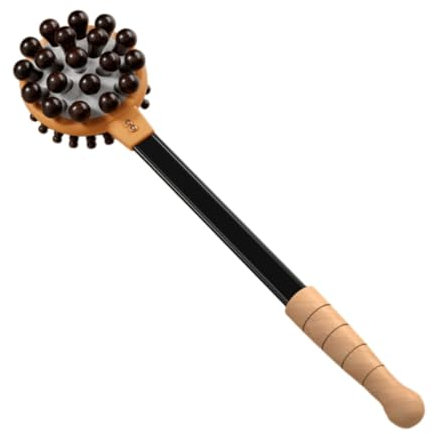 FashionCha marteau de massage manuel, Marteau de Massage Musculaire Détendu Double Tête pour épaule de Taille Entière, Marteau De Massage Du Dos Masseur De Portable Marteau Masseur Manuel Portatif