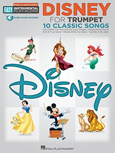 Trumpet Easy Instrumental Play-Along: Disney: Songbook, E-Bundle, Download (Audio) für Trompete (Hal Leonard Easy Instrumental Play-Along): Trumpet ... Play-Along Book with Online Audio Tracks