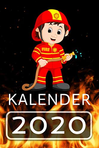 Kalender 2020: Feuerwehr | Dicker Kalender mit 422 Seiten | 1 Tag auf einer Seite | Taschenkalender | Schülerkalender | Terminplaner | DIN A5 | Softcover