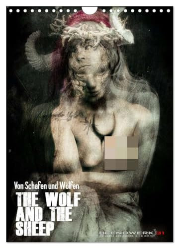 Von Schafen und Wölfen - The Wolf and the Sheep (Wandkalender 2025 DIN A4 hoch), CALVENDO Monatskalender