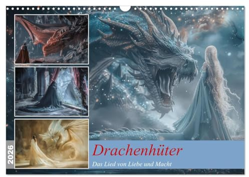 Drachenhüter (Wandkalender 2026 DIN A3 quer), CALVENDO Monatskalender: In einer Welt, in der die Macht des Bösen zunimmt, muss er sich nicht nur den ... Schicksal zu erfüllen (CALVENDO Wissenschaft)
