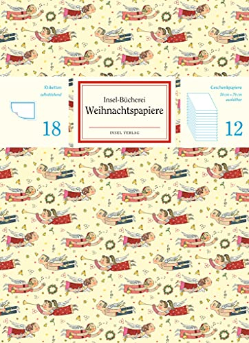 Insel-Bücherei Geschenkpapier Weihnachten: Weihnachtsmotive