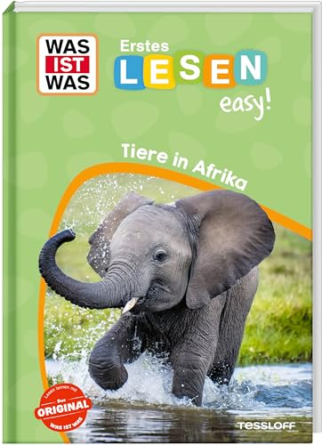 WAS IST WAS Erstes Lesen easy! Tiere in Afrika | Lesestart | Lesen lernen mit Sachwissen | Lesestufe 1